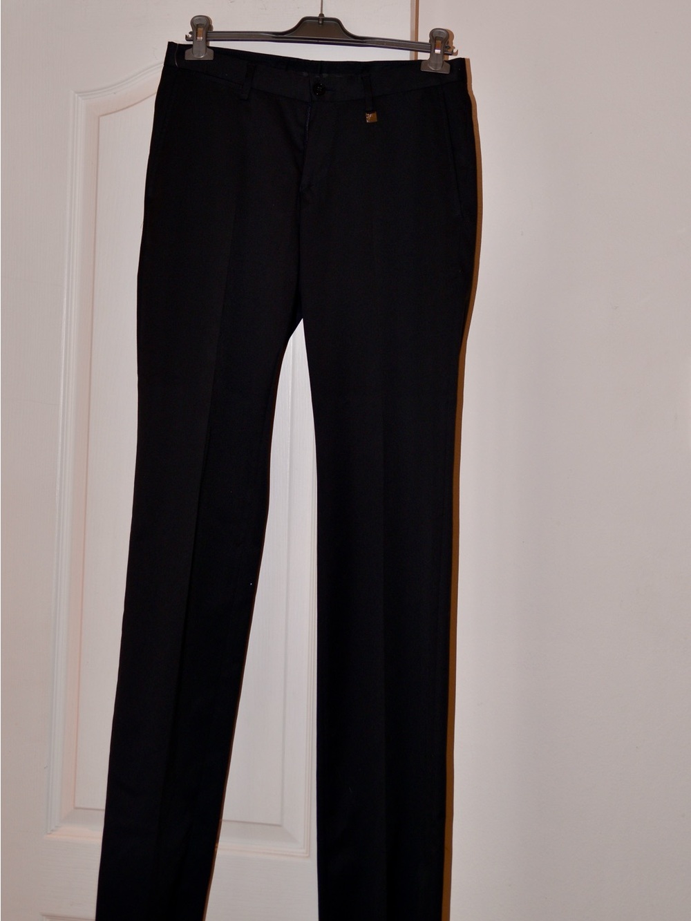 Versace Black Men's Dress Pants - Sleek Tailored Style